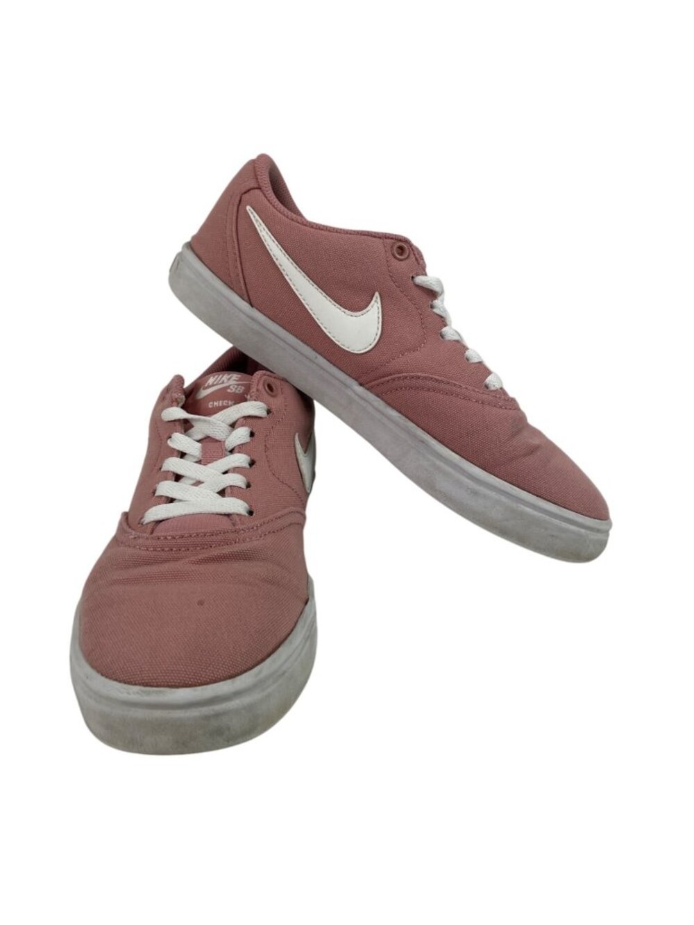 Nike SB Check Solarsoft Shoes Women's 7 Rust Pink Canvas Low Athletic Sneakers - Picture 3 of 13